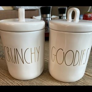 Rae Dunn Crunchy & Goodies Canisters